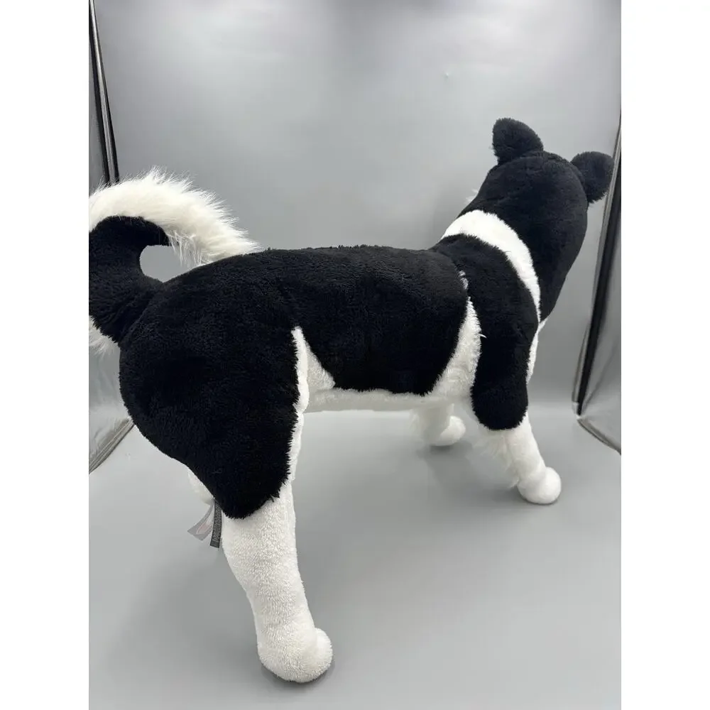 Melissa & Doug Large Siberian Husky Lifelike Puppy Dog 26” Long Plush Realistic